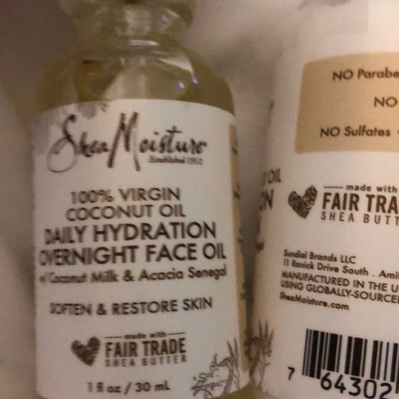 SheaMoisture Coconut Oil Face Oil & Face Lotion - Picture 4 of 6
